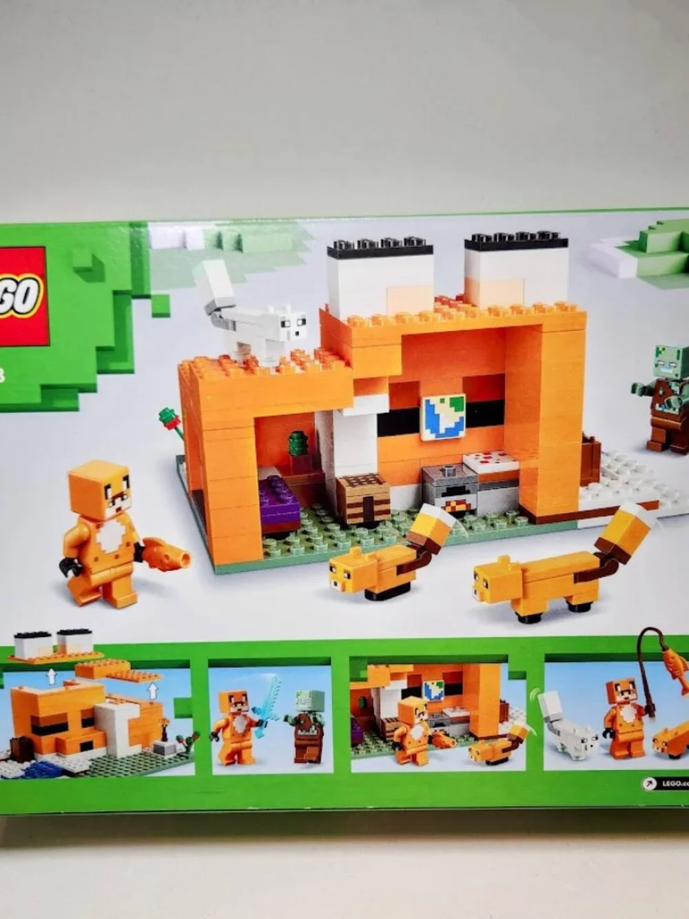 NEW LEGO MINECRAFT Fox Lodge House 21178 Drowned Zombie Christmas Gift You will